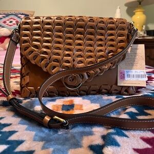 NWT Patricia Nash Portico Chainlink Crossbody